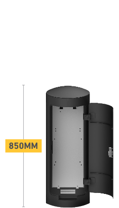 Poller mit 330 mm Durchmesser und 850 mm Höhe